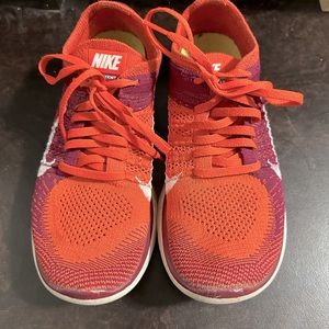 Nike Free Flyknit 4.0 Womens 8 shoe